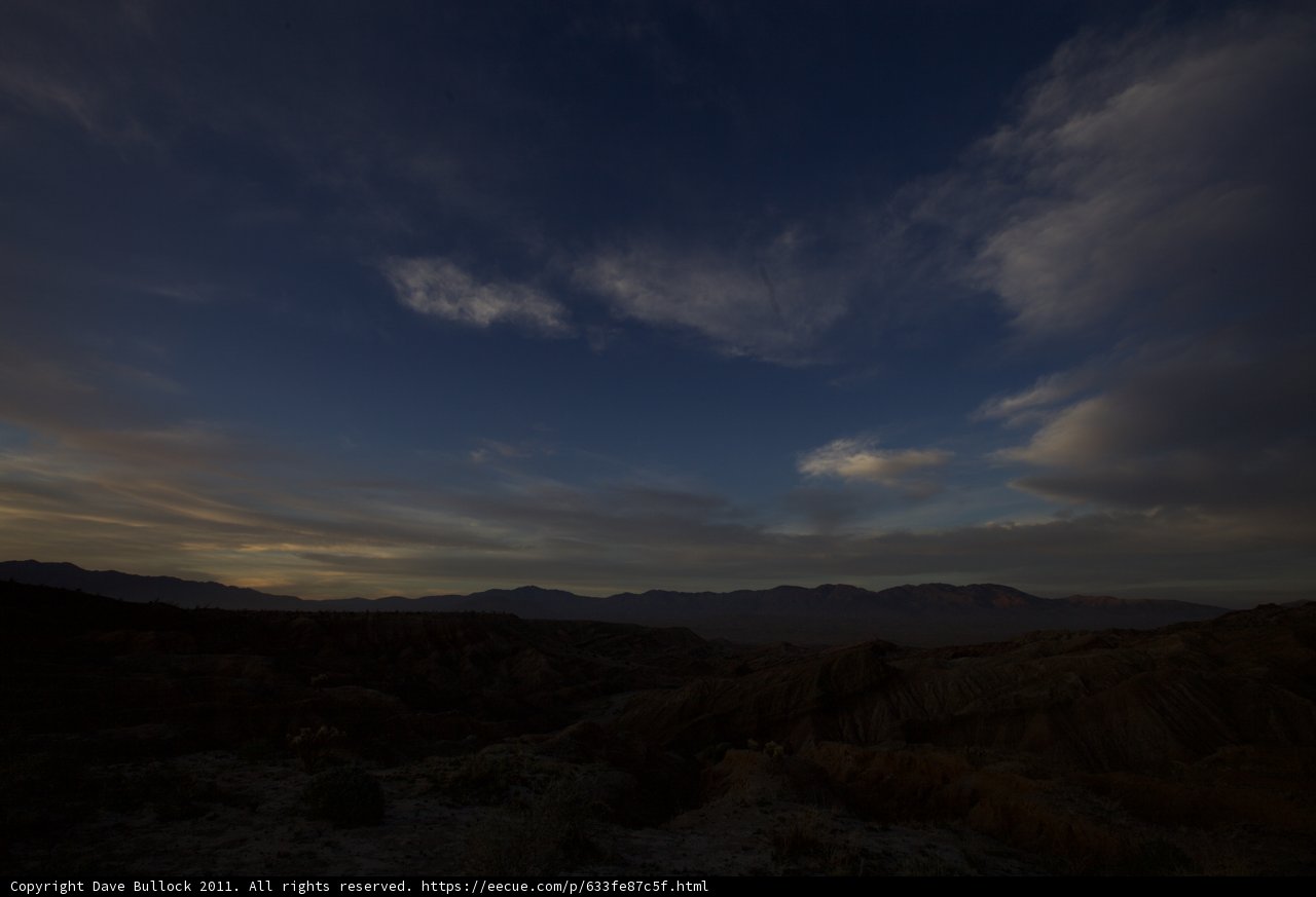 Majestic Sunset over the Death Valley Mountains