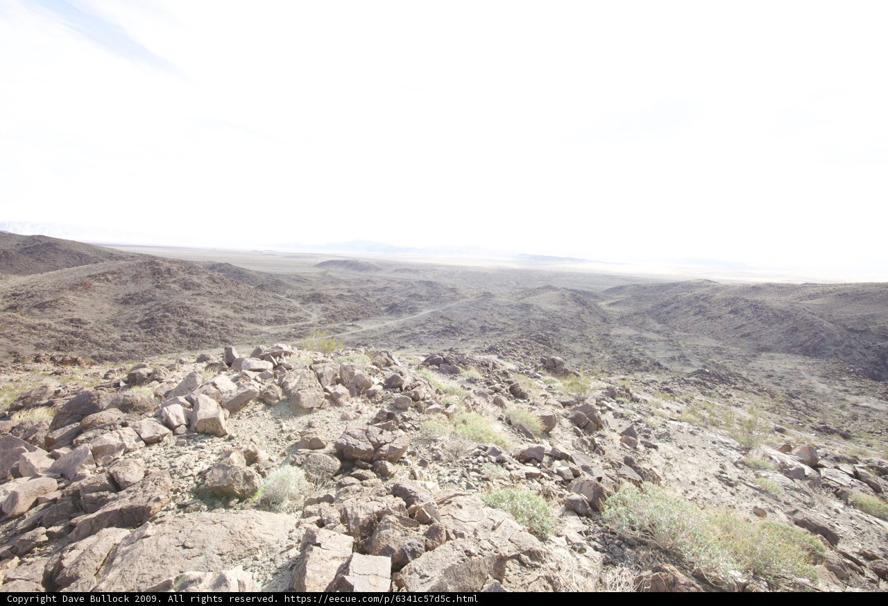 Overlooking the Rubble Wilderness
