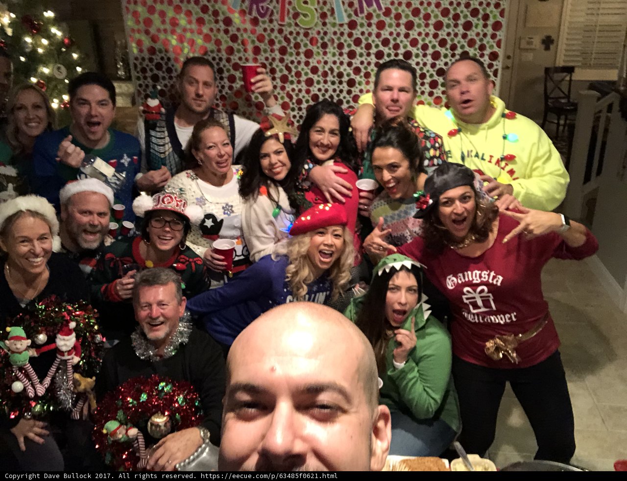 Festive Christmas Party with Friends
