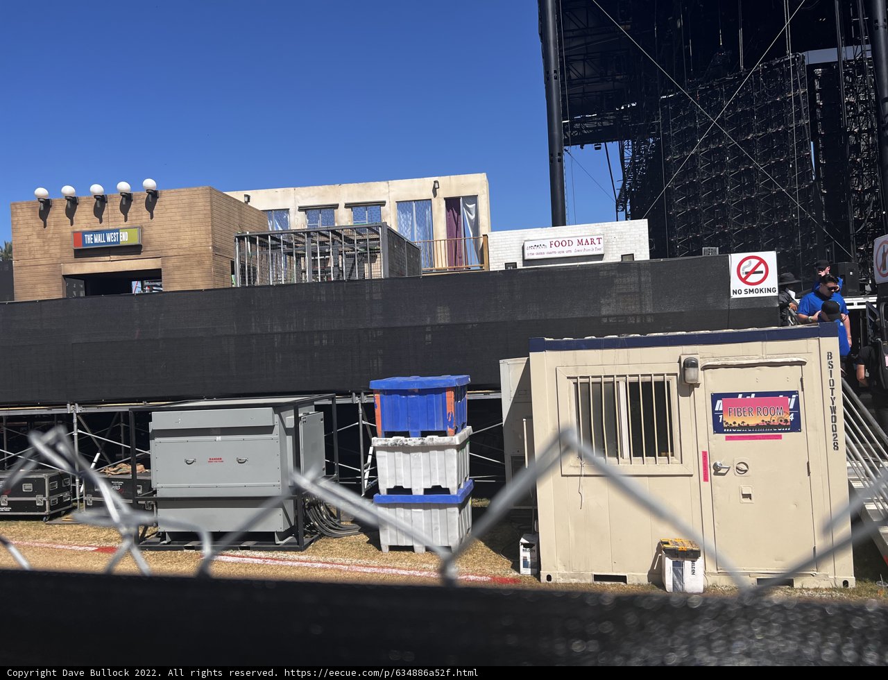 The Big Stage and the Blue Truck
