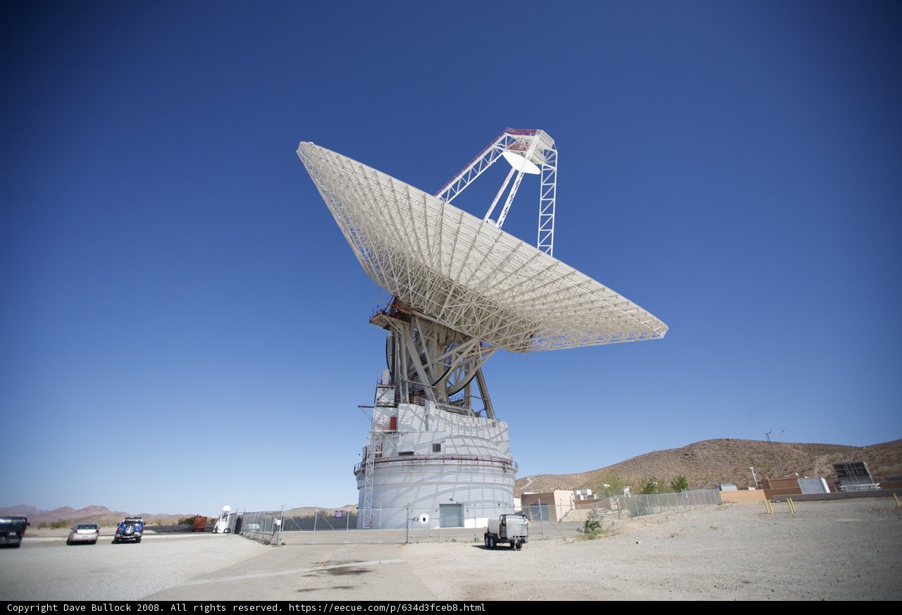 The Majestic Radio Telescope in the Desert