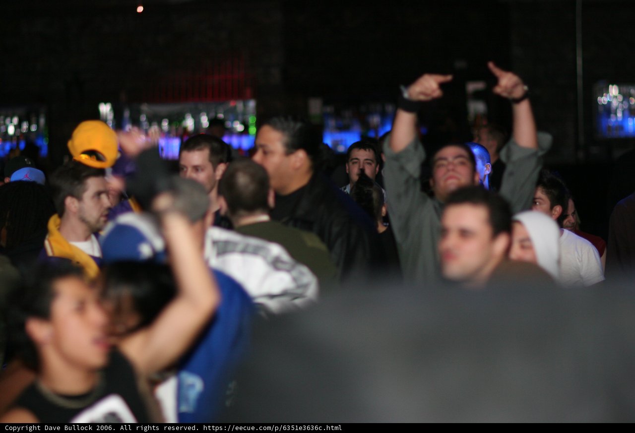 Partygoers Captured on Cell Phone