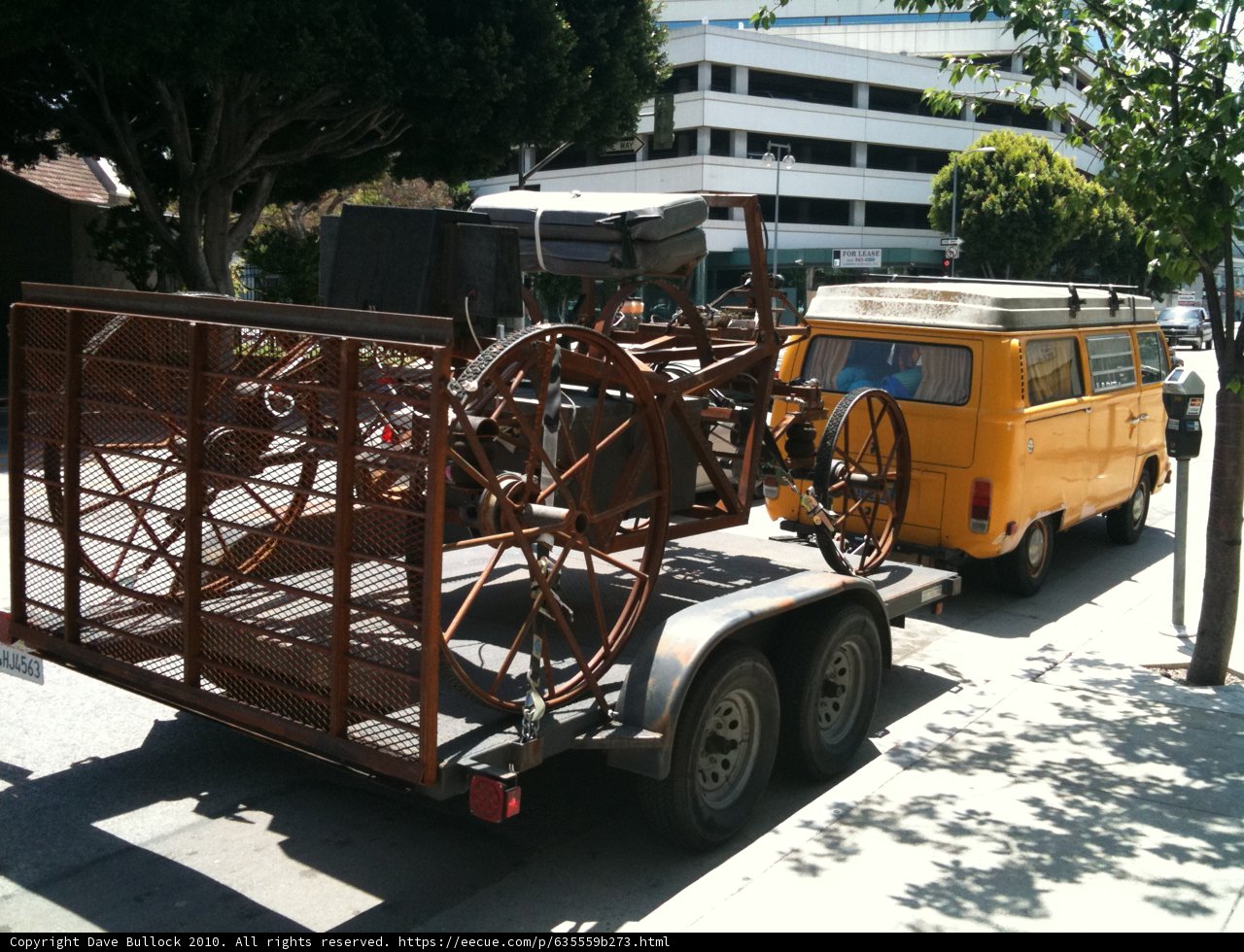 Moving a Big Machine in a Yellow Van