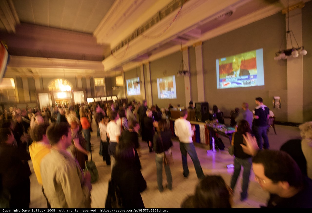 Election Day Ballroom Crowd