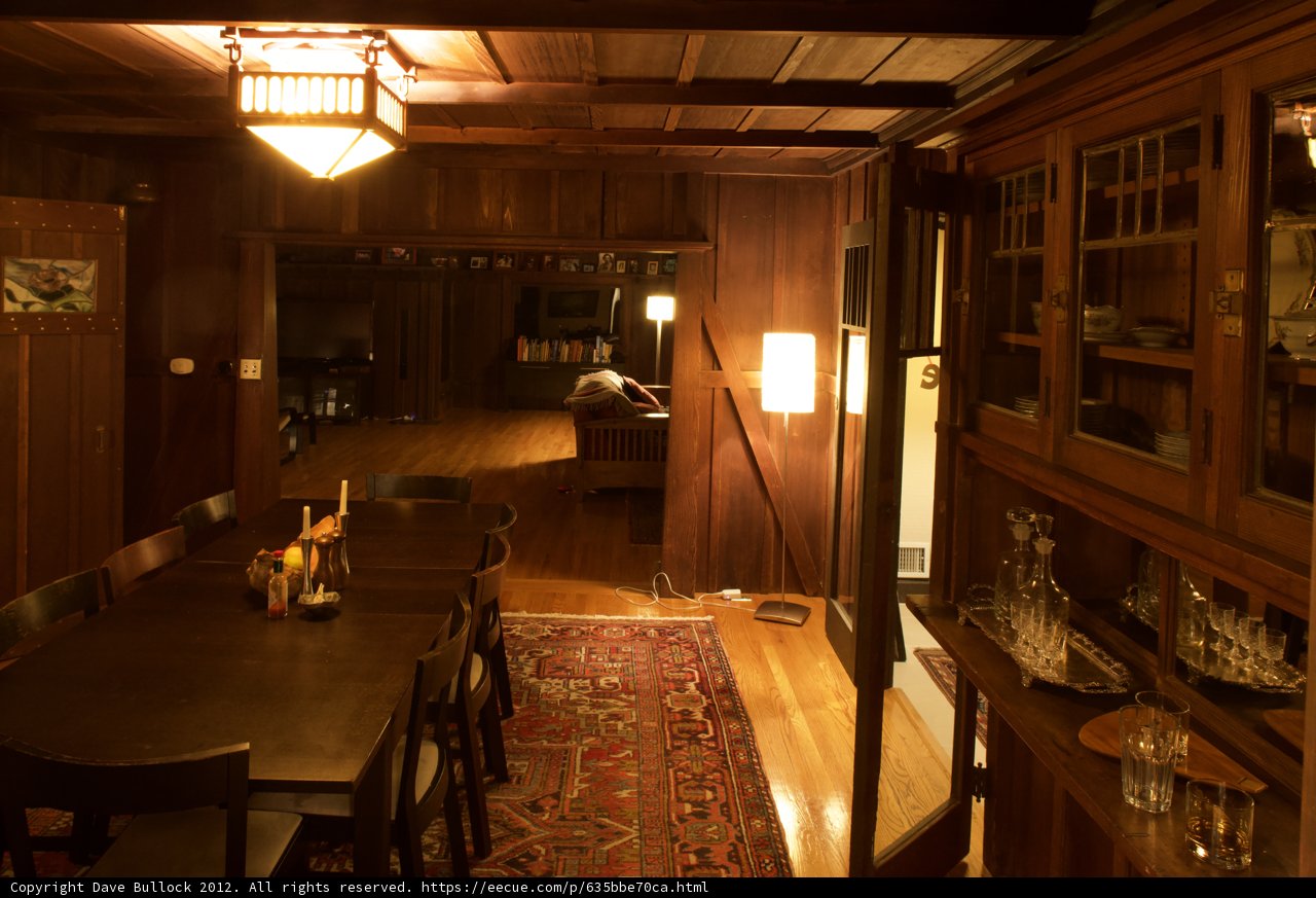 Elegant Hardwood Dining Room
