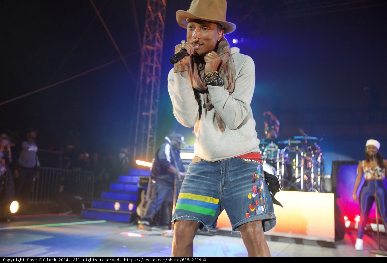 Pharrell Williams Rocks Coachella Stage