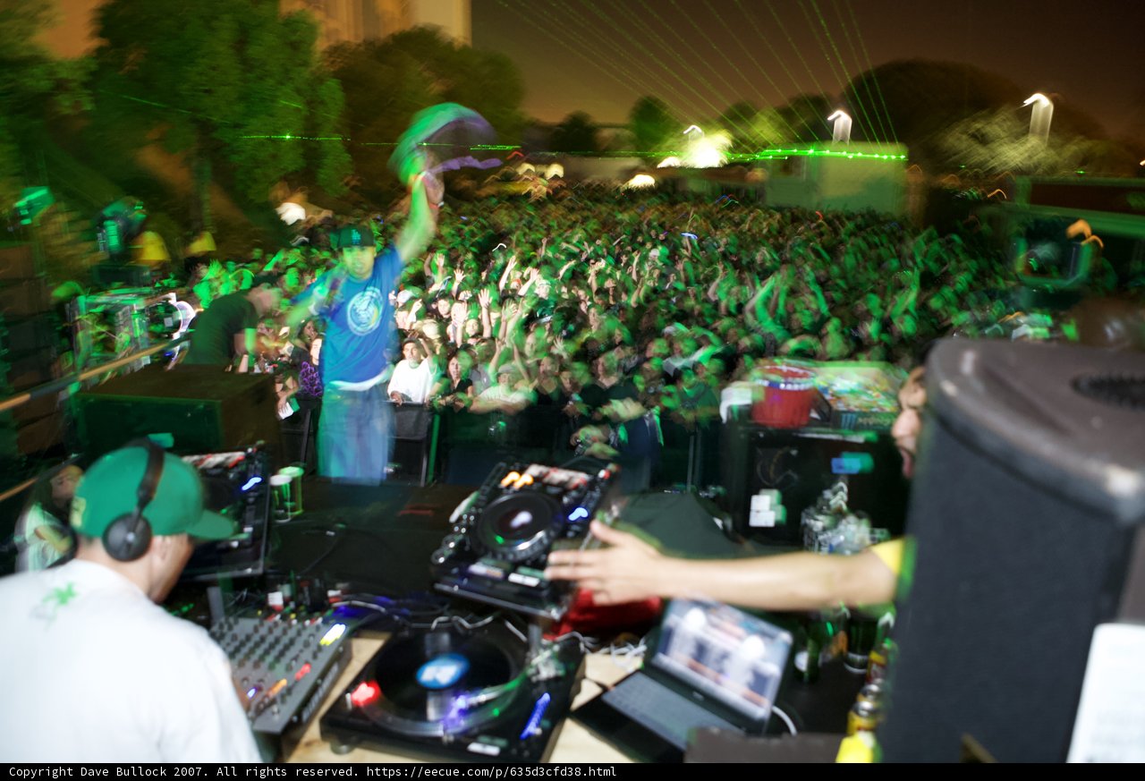 Club DJ in Electric Green