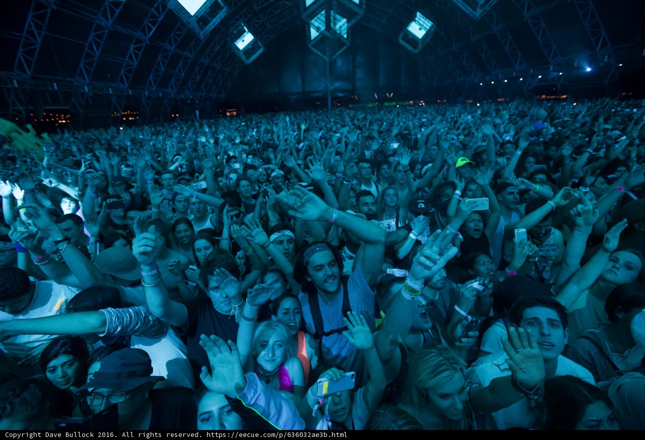 High Energy Crowd at Coachella 2016