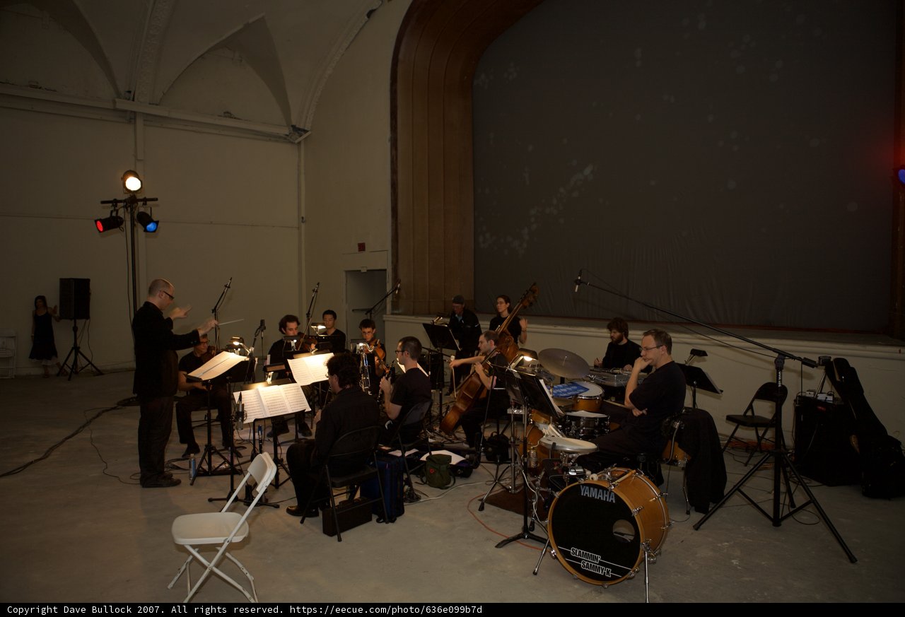 Group Performance of Musicians in a Large Room