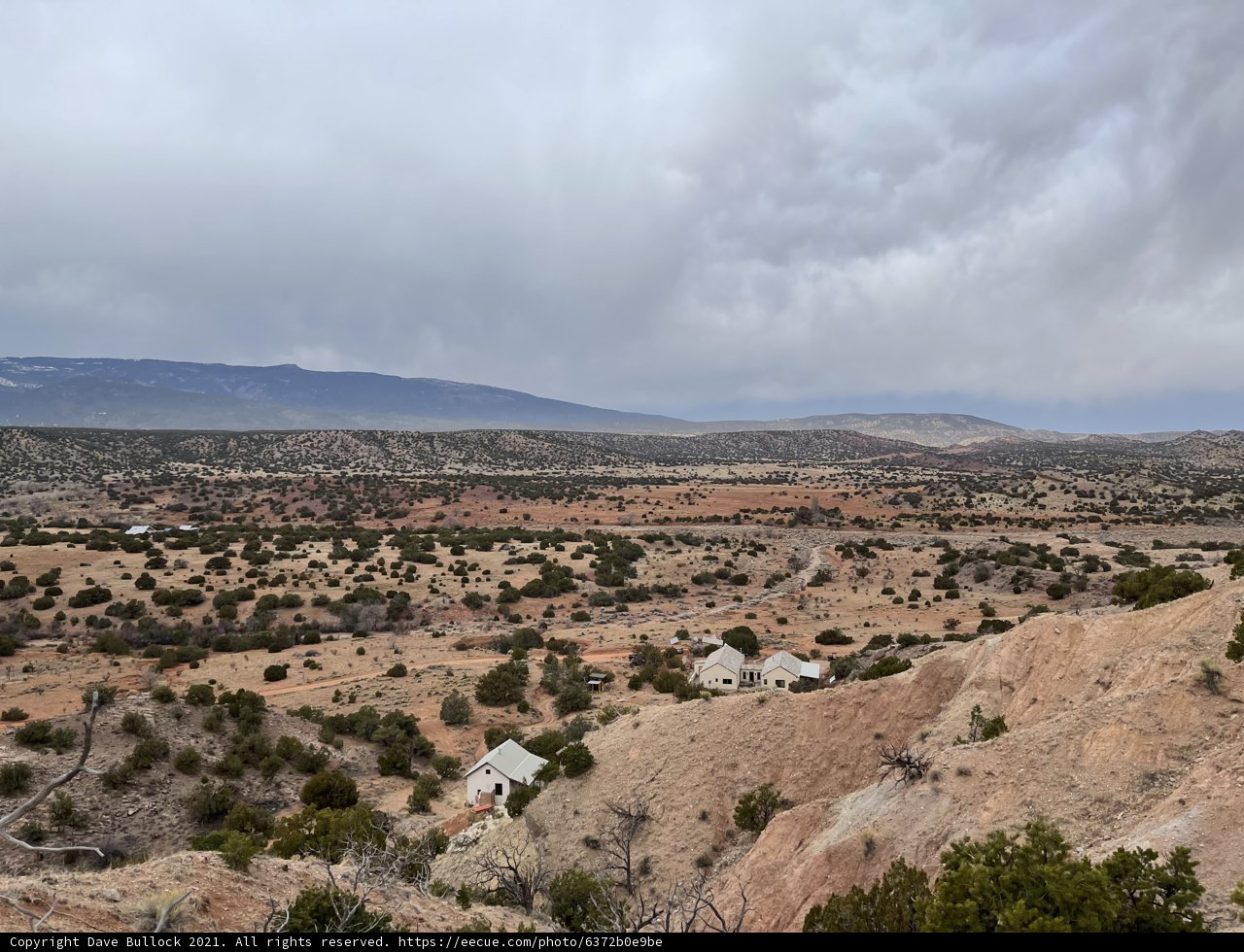 Majestic View of the Desert and Mountains