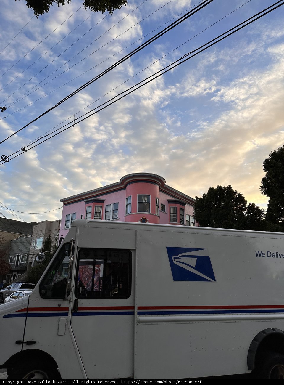 Postal Delivery in the Pink Neighborhood