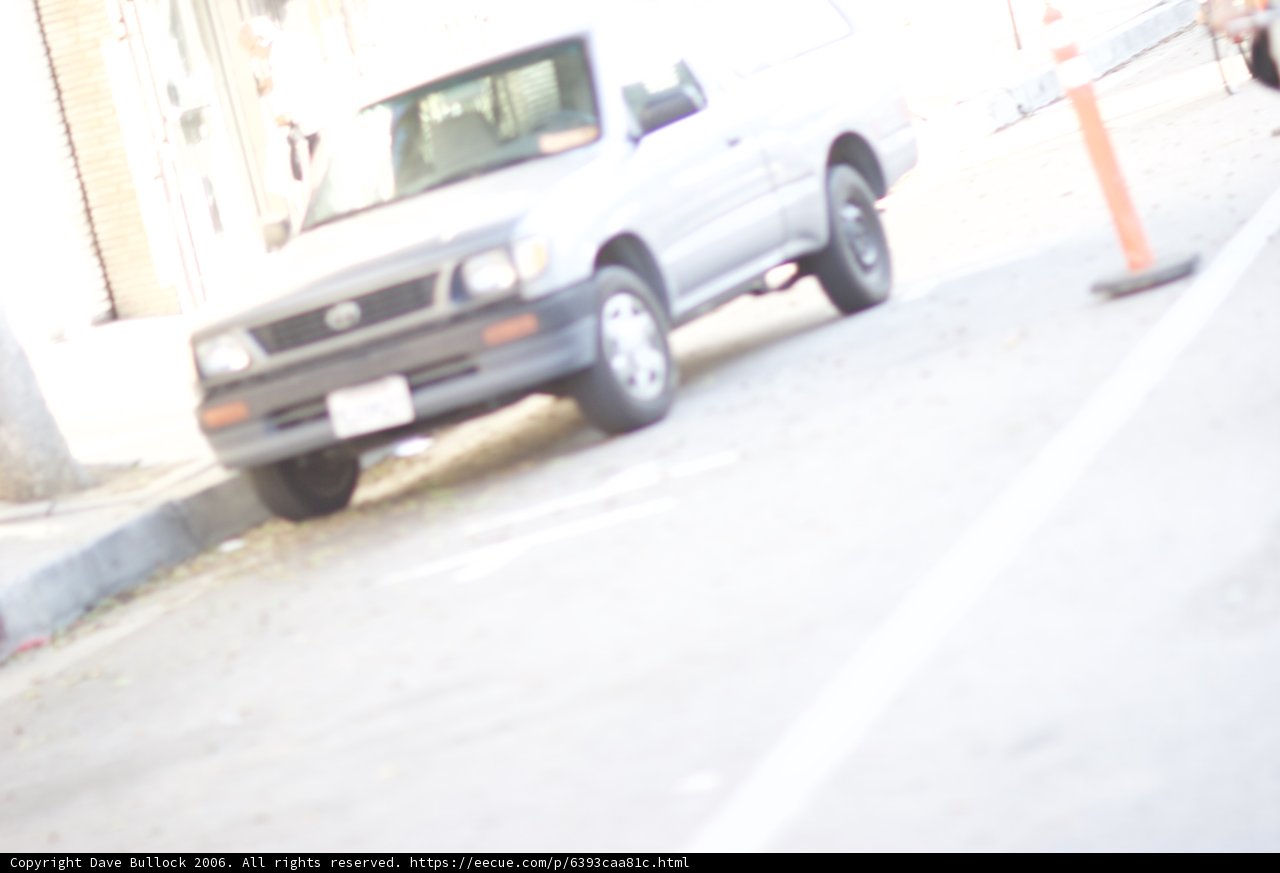 Parked Pickup Truck on the Side of the Road
