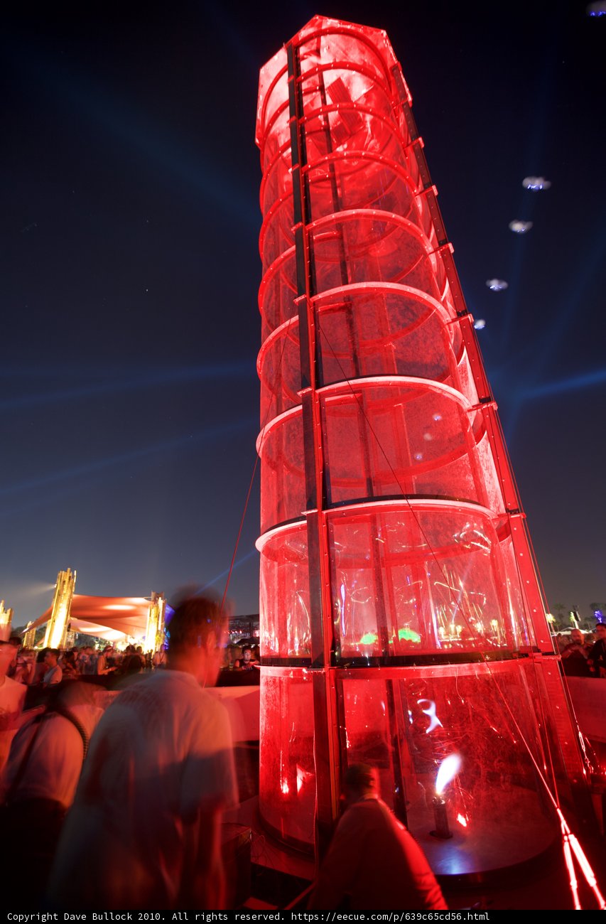 Red Tower Illumination
