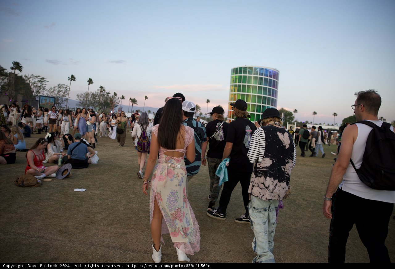 Sunset Strides: A Tapestry of Style at Coachella 2024