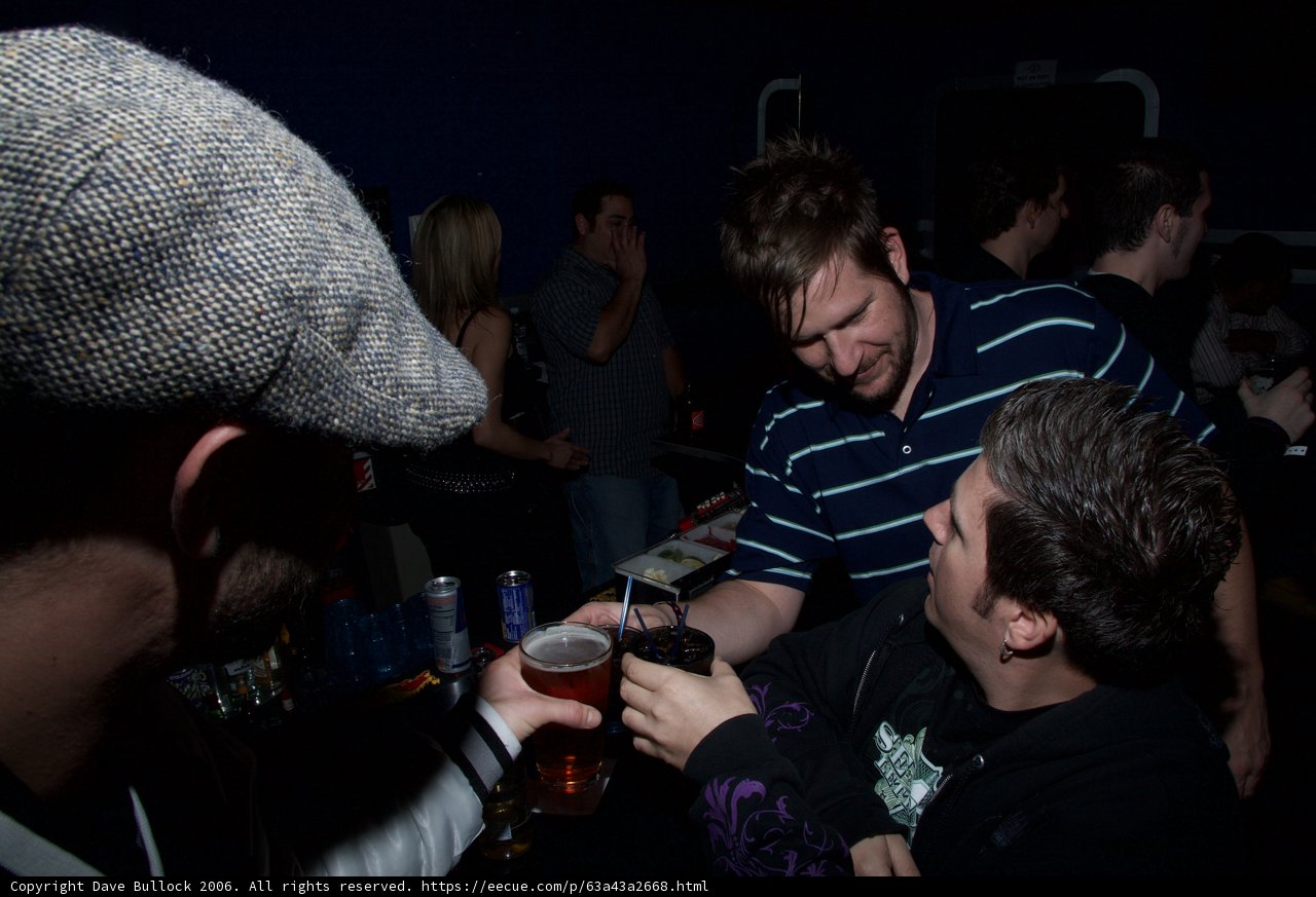 Nightlife at a Local Pub