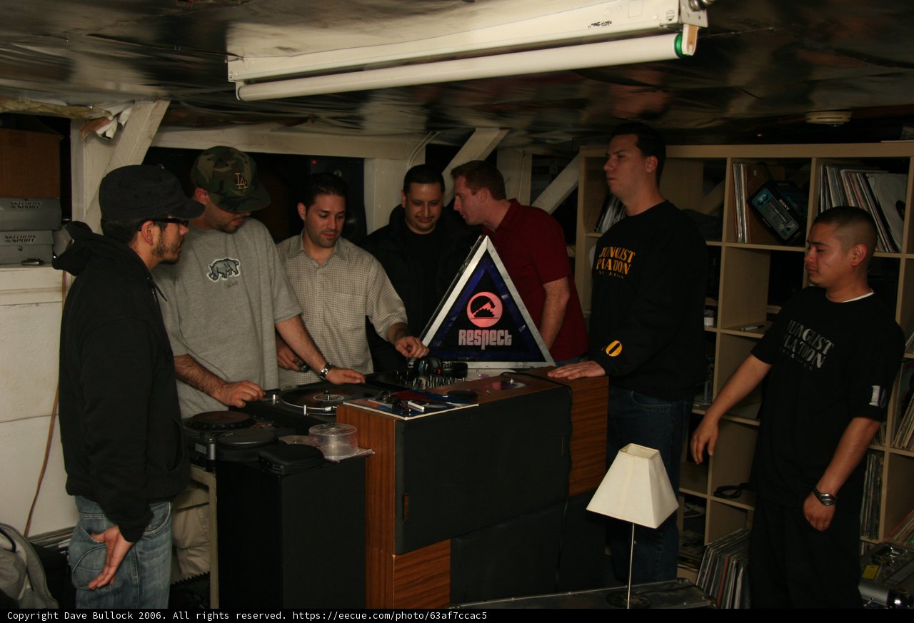 Behind the DJ Booth