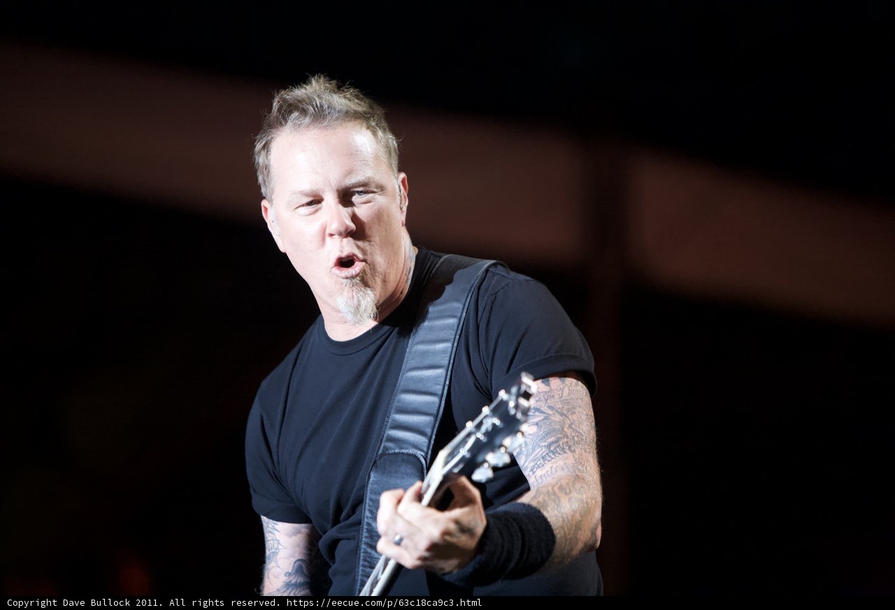 James Hetfield Shreds on Stage at Big Four Festival
