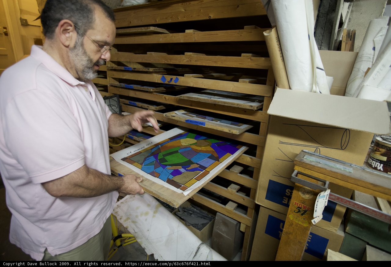 Colorful Design in the Hands of a Carpenter