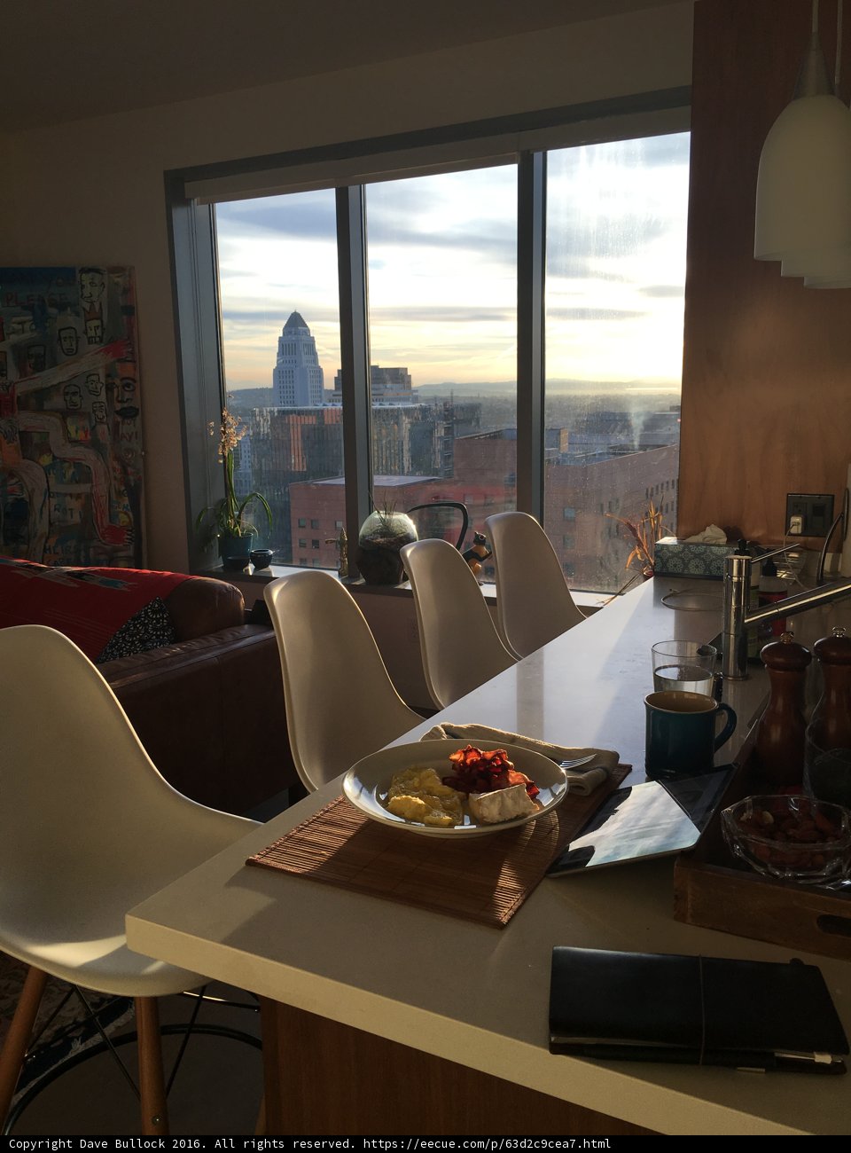 City View from the Kitchen Table