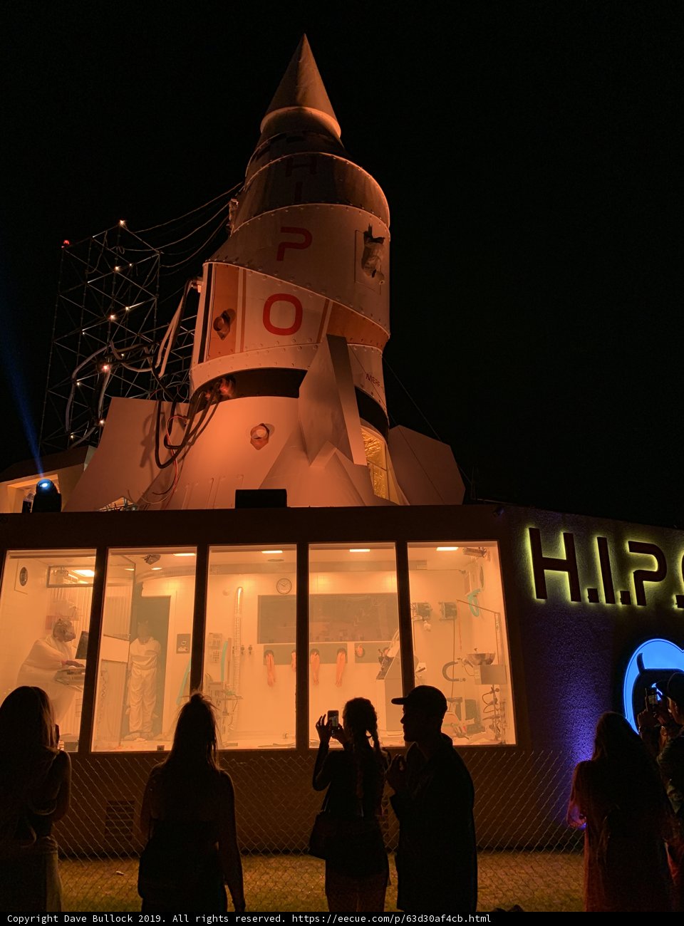 Rocket Towering over the Crowds