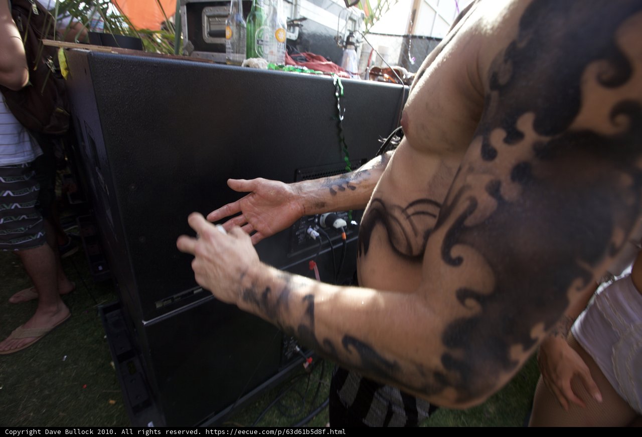 Tattooed Man Plays Video Games