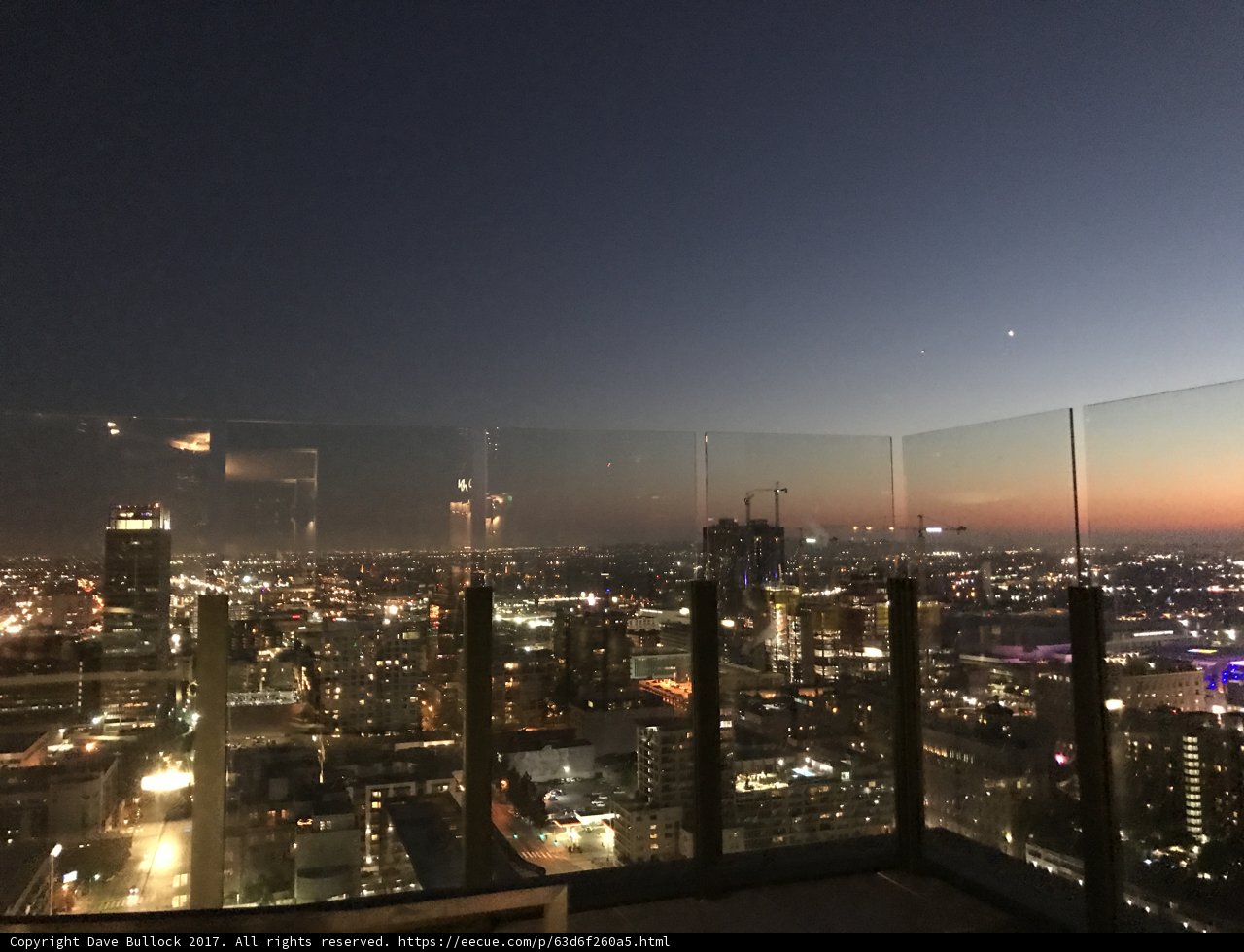 Dusk Over LA's Urban Jungle
