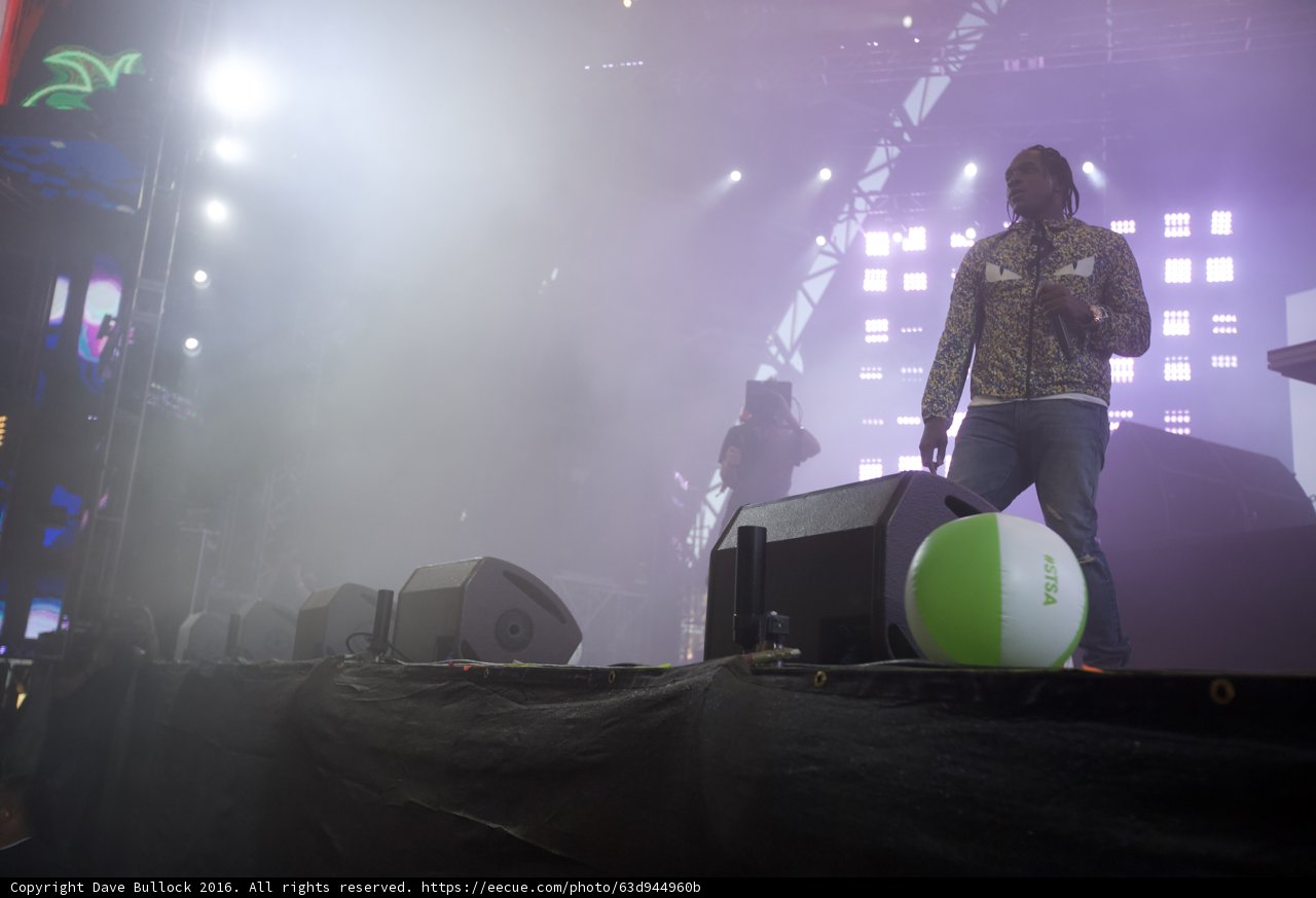 Pusha T Rocks Coachella with Green Ball