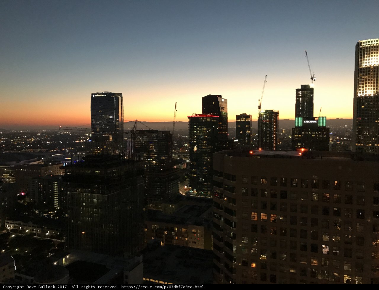 Sunset Over Los Angeles