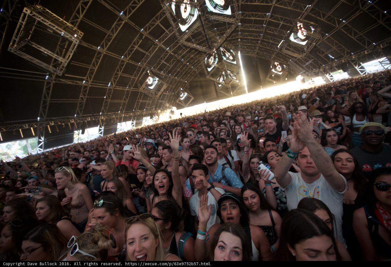 Coachella Crowd Goes Wild