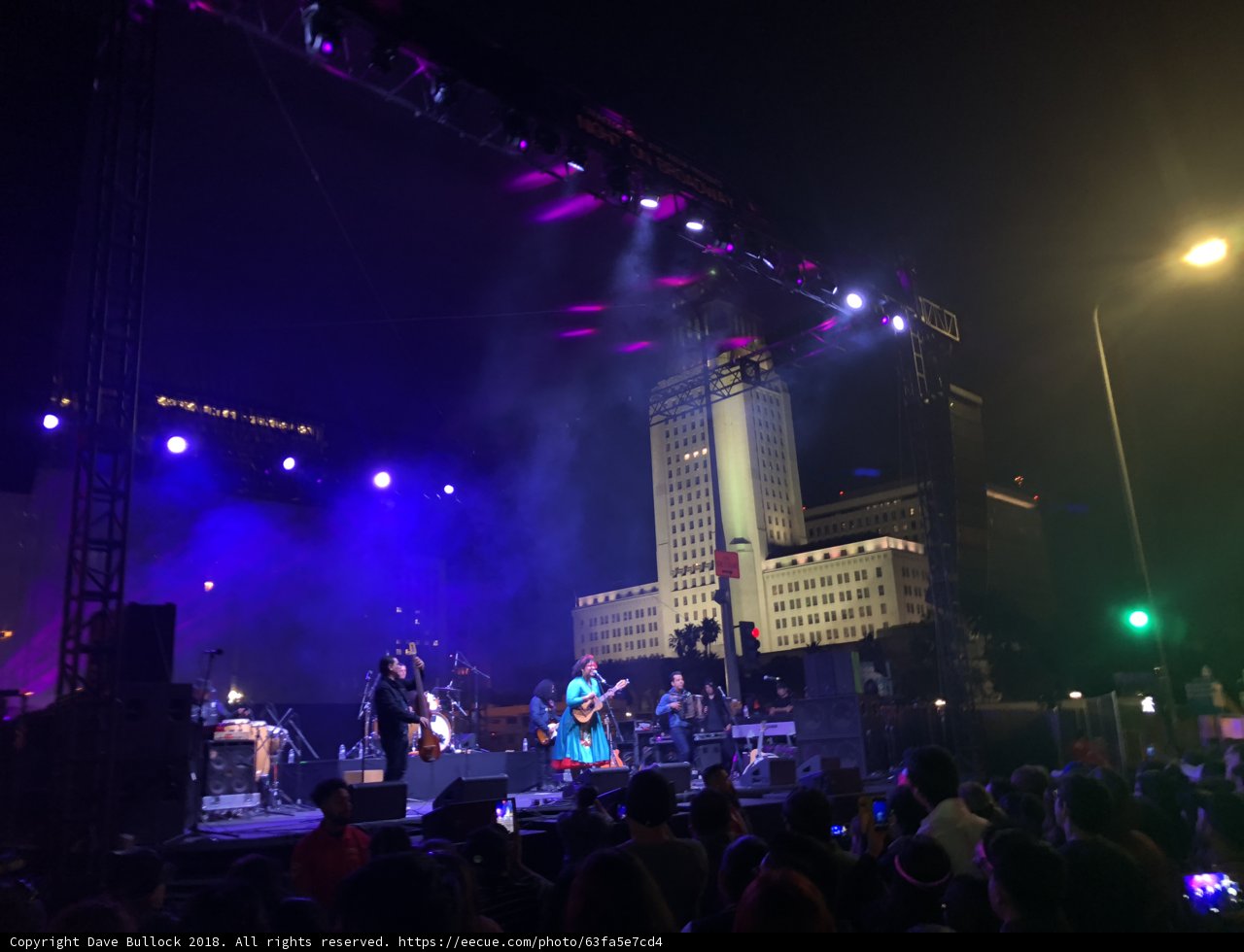 Night Rock Concert in Los Angeles