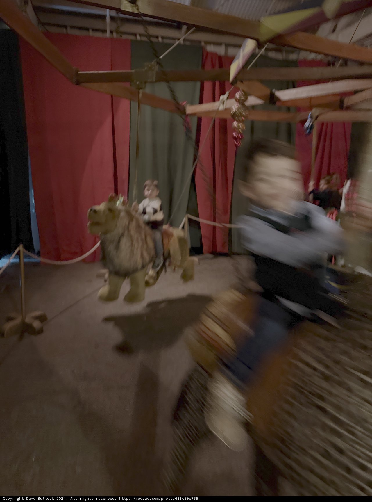 Motion Blur Carousel Ride in Action