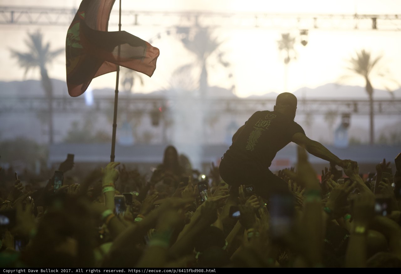 Crowd Surfing at Coachella