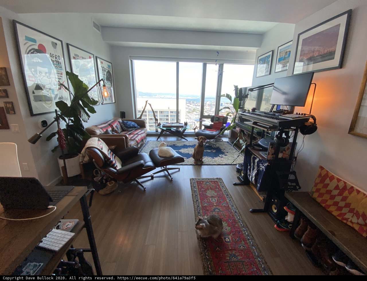 Cozy Living Room with a View