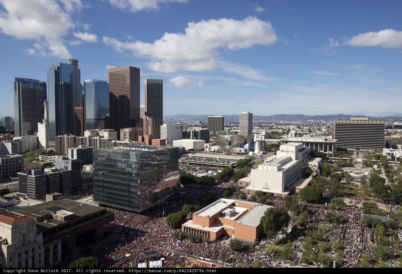 View from the Top of Los Angeles City Hall