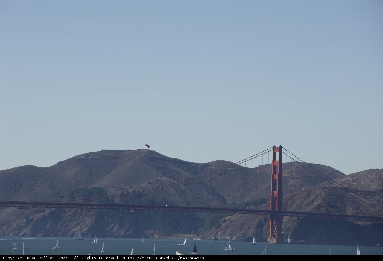 Fleet Week Spectacle at Golden Gate