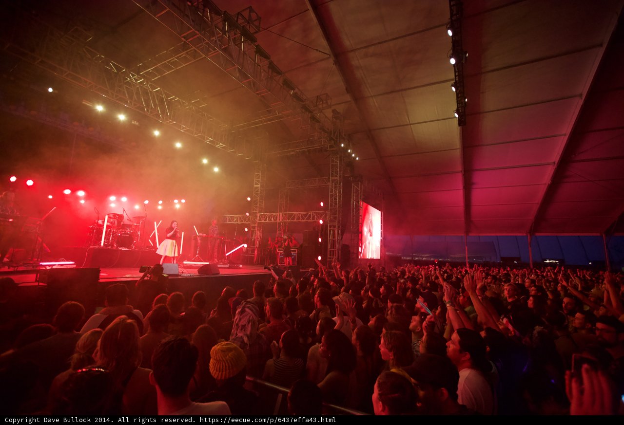 Rocking out at Coachella