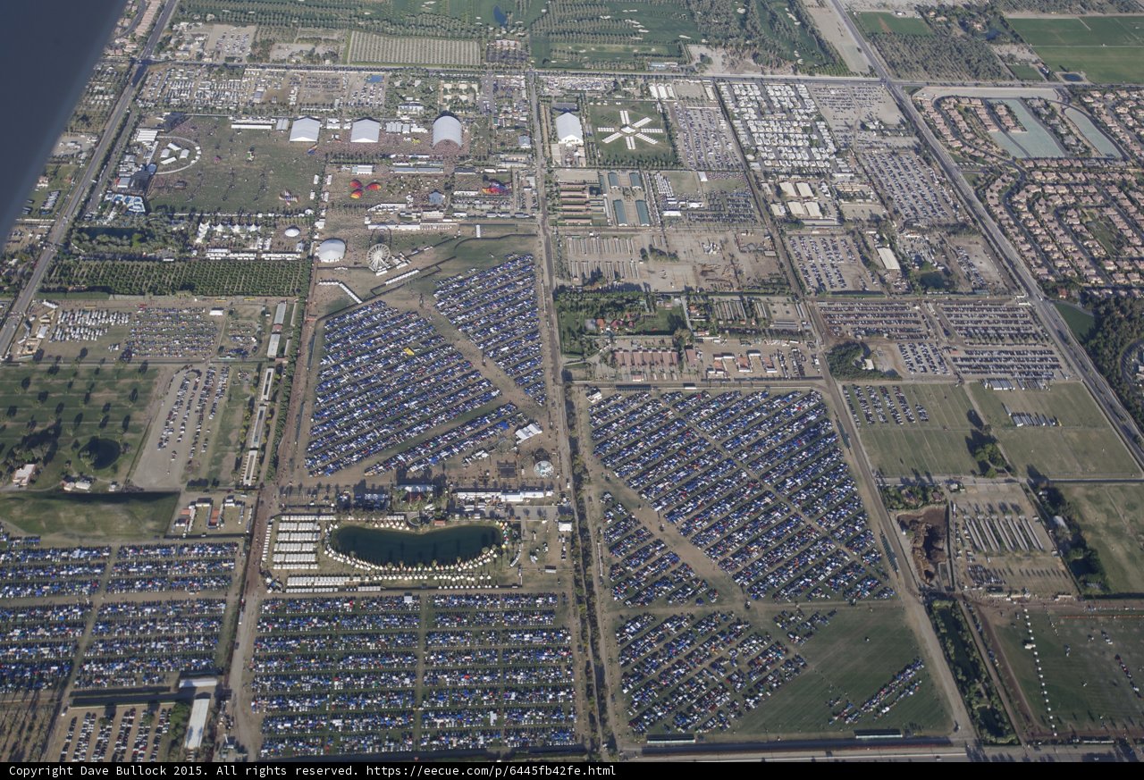 Parking at Coachella
