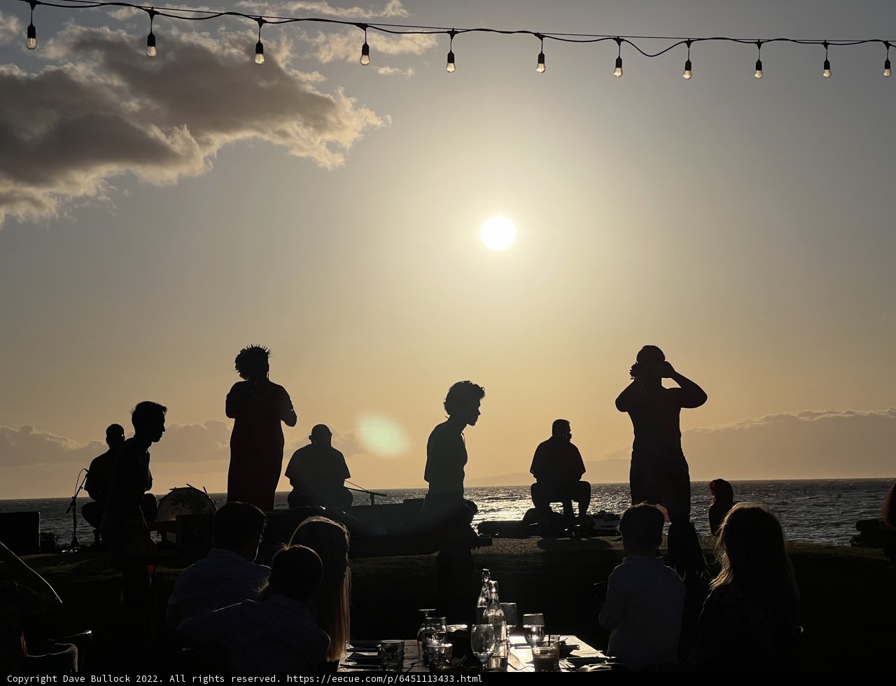 Sunset Silhouettes on Maui Beach