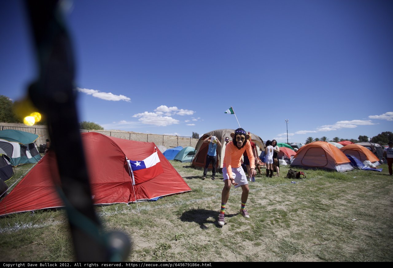 Camping at Coachella