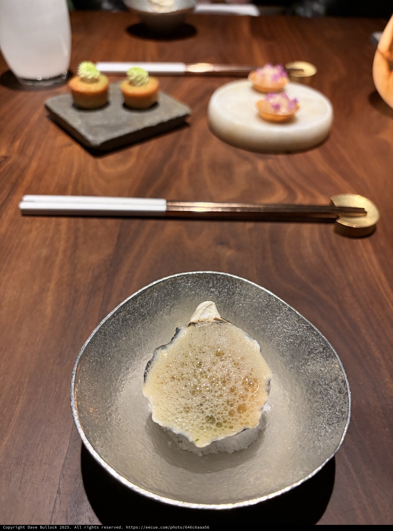 Elegant Fine Dining Course with Artistic Plating