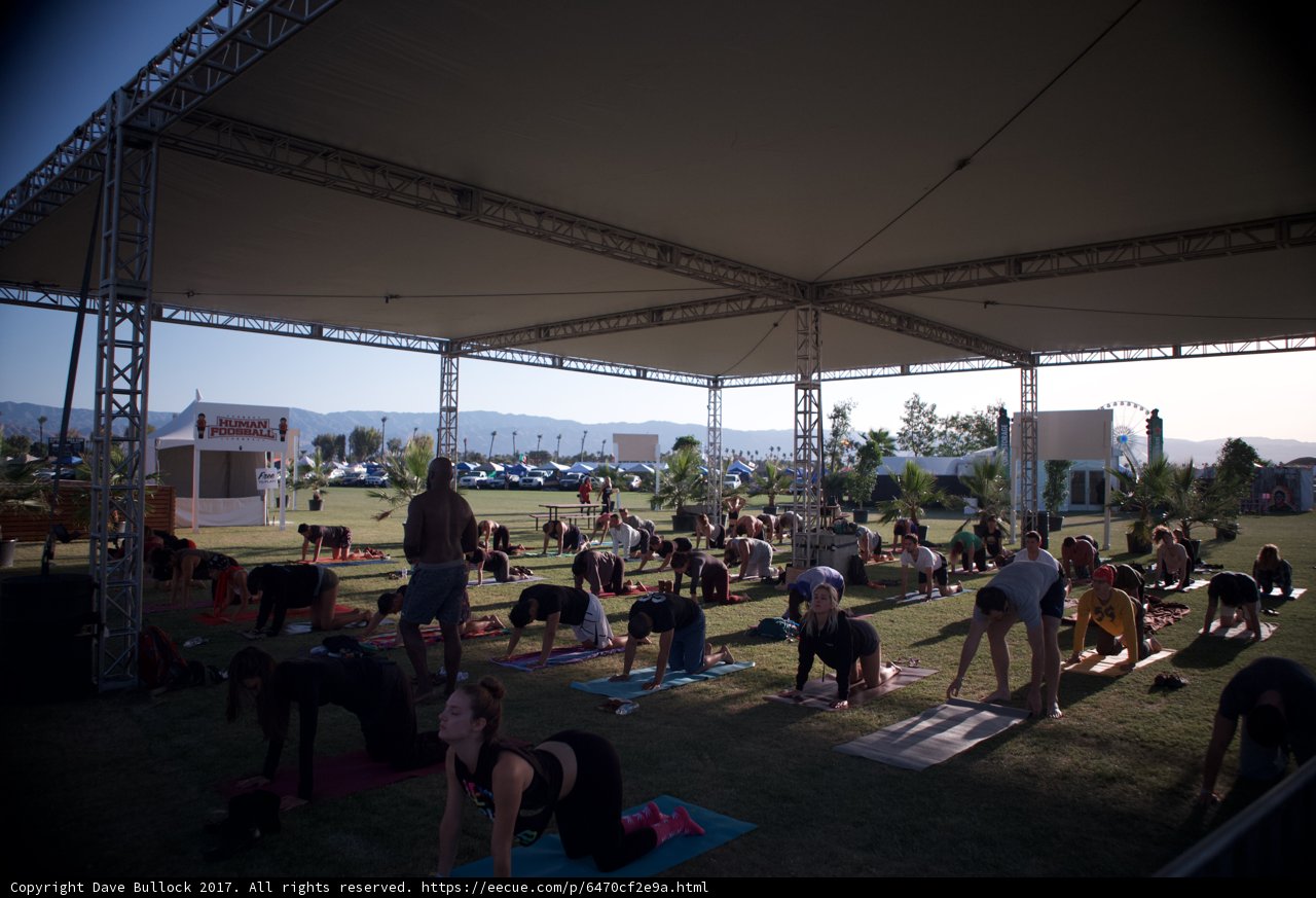 Field Yoga at Coachella 2017