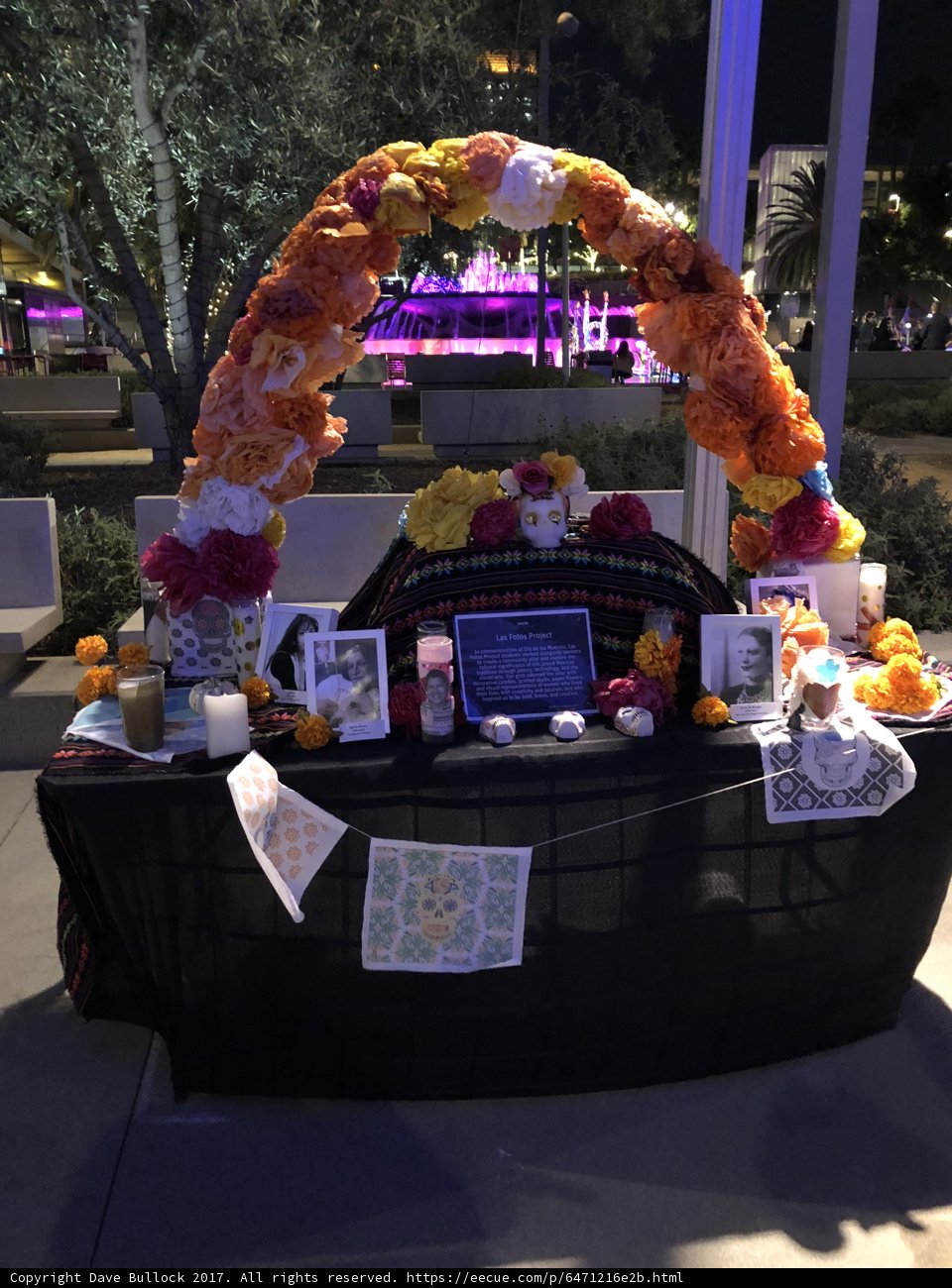 Altar of Flowers and Candles