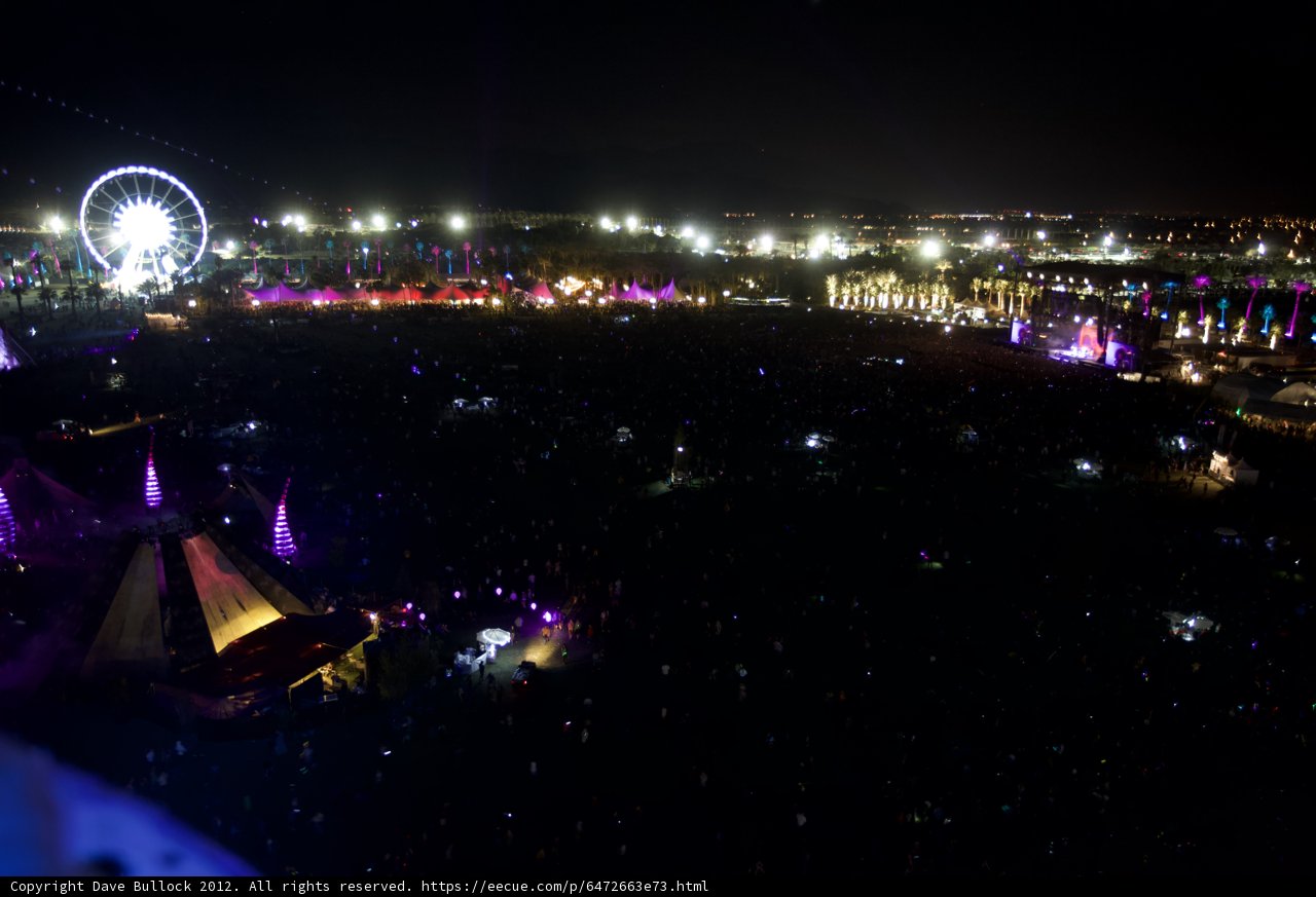 Night Sky Fun at Coachella