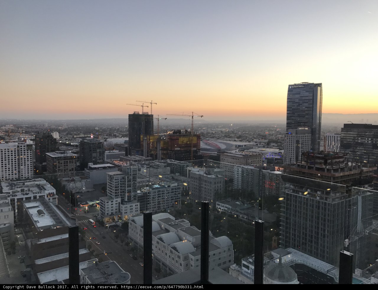 Sunset over the City