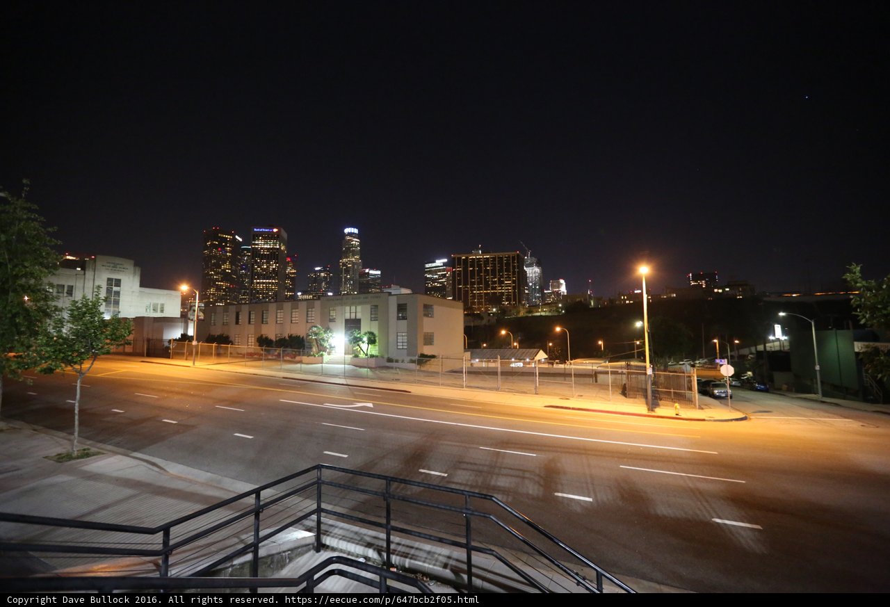 City Lights and Skyscrapers at Night