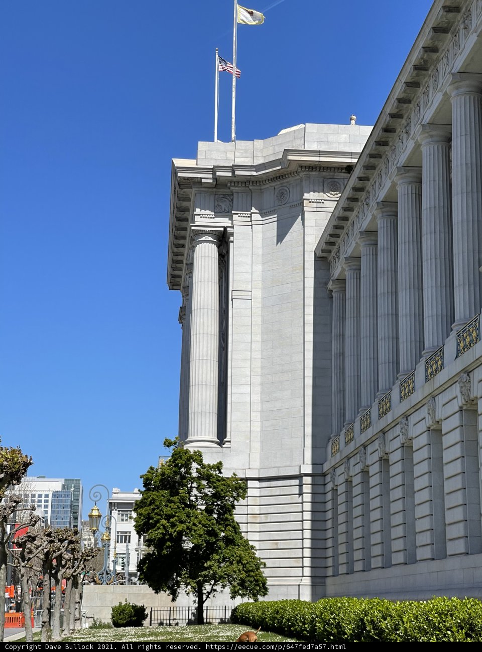 San Francisco City Hall Under Blue Skies