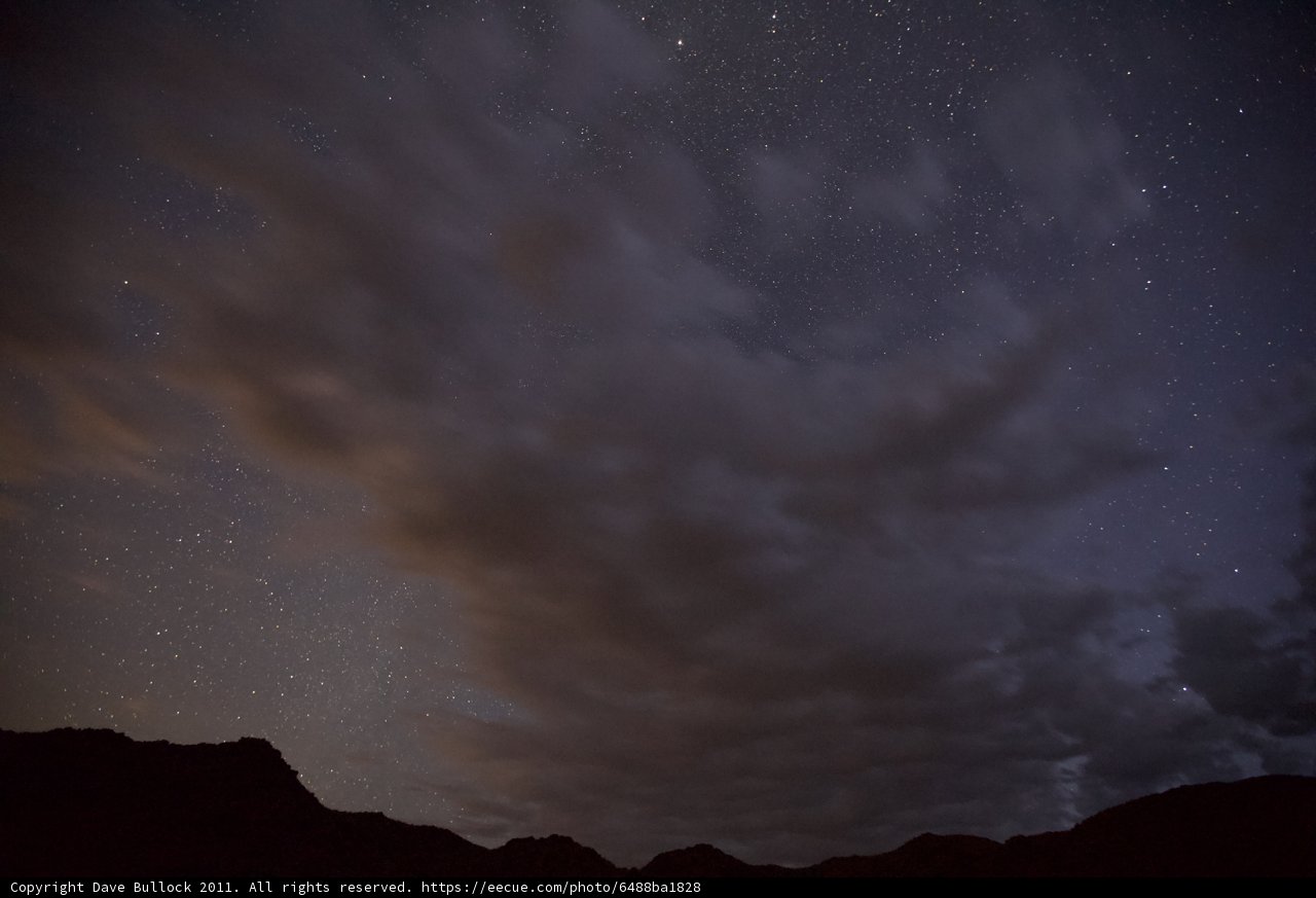 A Starry Night in the Desert