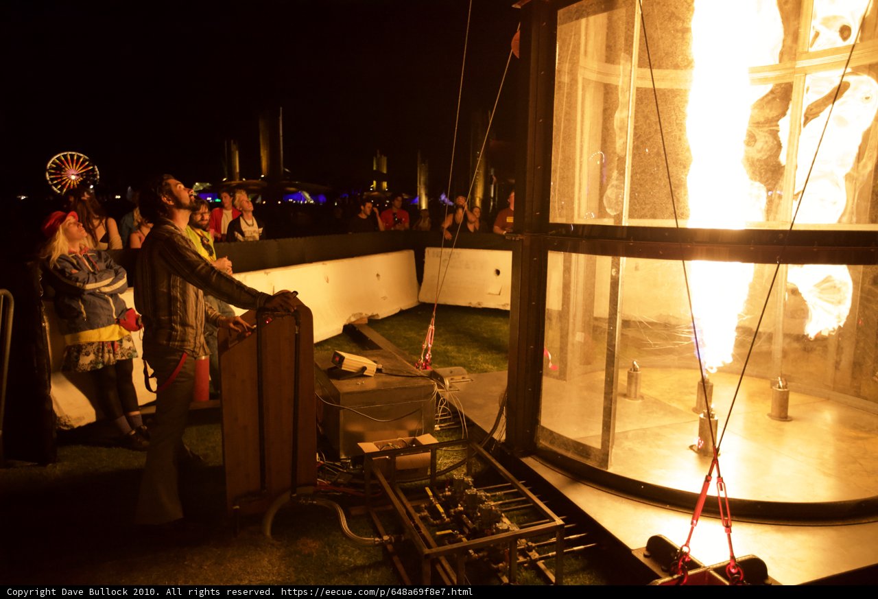 Man and Fire