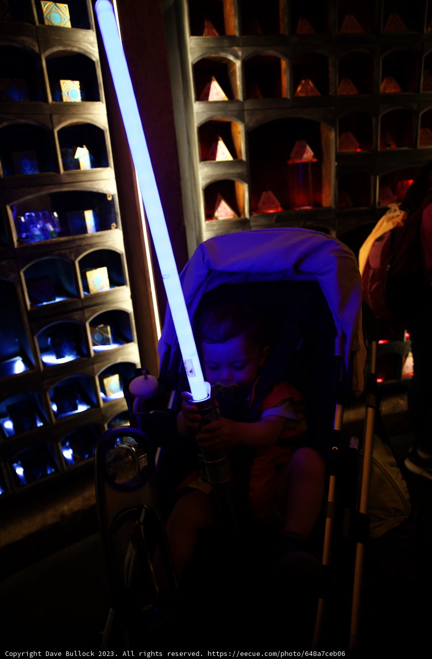 The Force Awakens: Baby Jedi at Disneyland