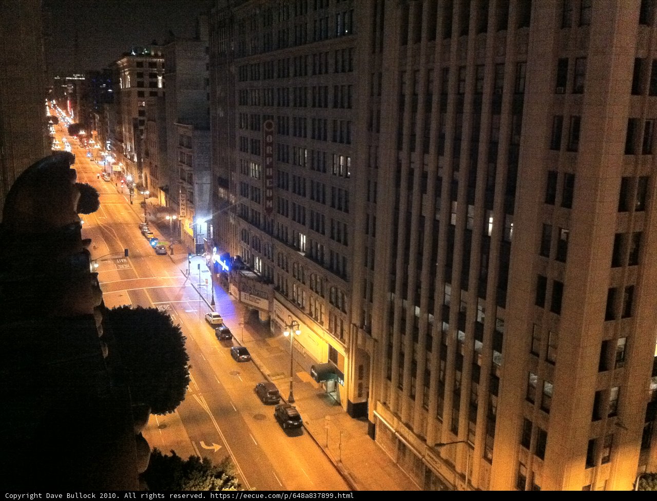 City Nightscape from the High Rise